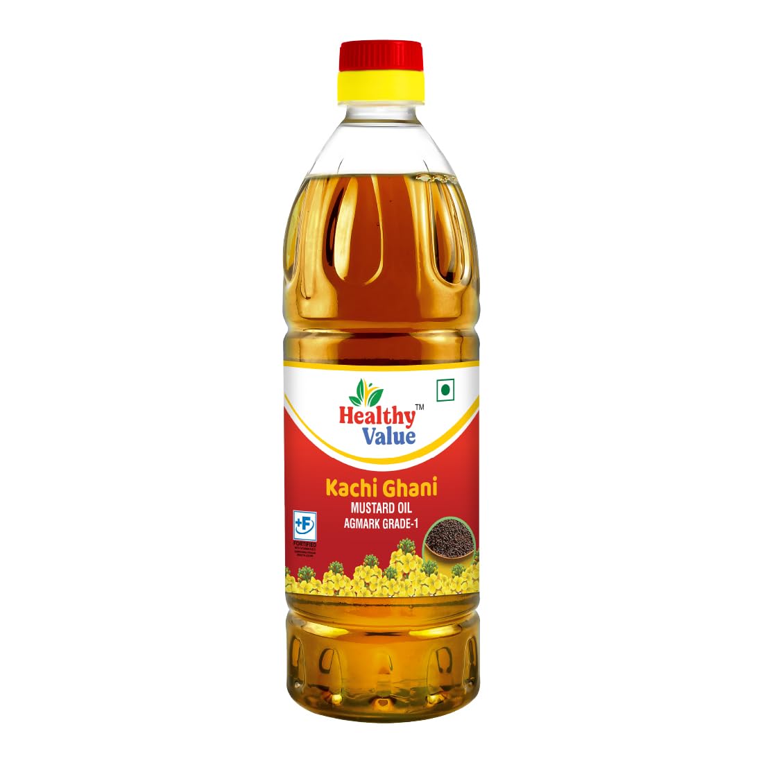 Healthy Value Kachi Ghani Mustard Oil 500 ml bottle | Healthy Cooking Oil | Sarso Oil | Sarson Ka Tel | Pack of 1(500Ml) (B0C9XG2RZL) Amazon Price History, Amazon Price Tracker