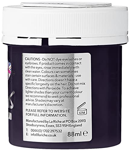 Directions Hair Colour - Neon Blue 88ml Tub miniatura 3