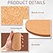 LECEHIVO 320 Pcs Cork Coasters Bulk 4 Inch Absorbent Cork Coasters DIY Blank Trivets for Dishes,Wine Glass,Kitchen,Office, Home Bar
