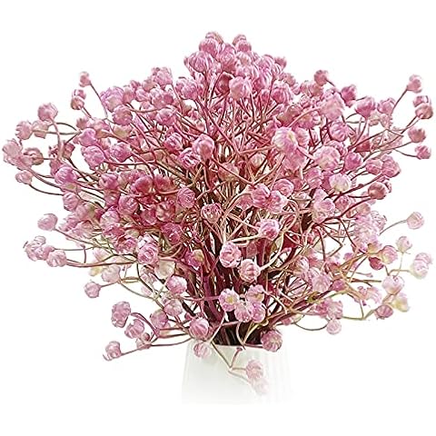 RelatoHolife Artificial Baby Breathing Flowers, 12 Pieces Real Touch Gypsophila Bouquets Bulk Artificial Flowers for Wedding Party Home Office Decoration DIY Wreath Flower Arrangement Purple Cover