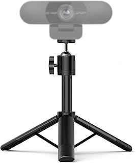 EMEET Stativ - TD303 Tripod für EMEET Webcam, Versenkbare Stative 17cm -47cm, mit 1/4 Zoll Schraube, für Webcam, Kamera, Gopro