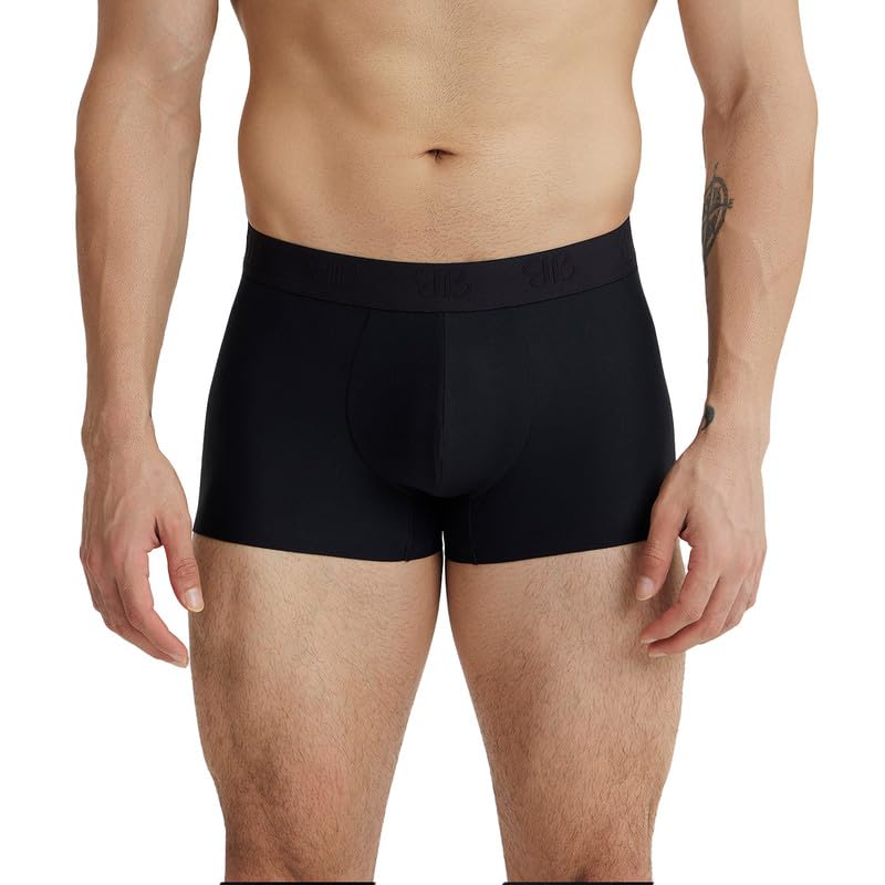 B’There Men’s Seamless Performance Trunks | Premium Microfibre Spandex Workout Underwear for Men | Bonded Edges, No Marks Waistband & No-Ride-Up Comfort Fit Innerwear-picture-41