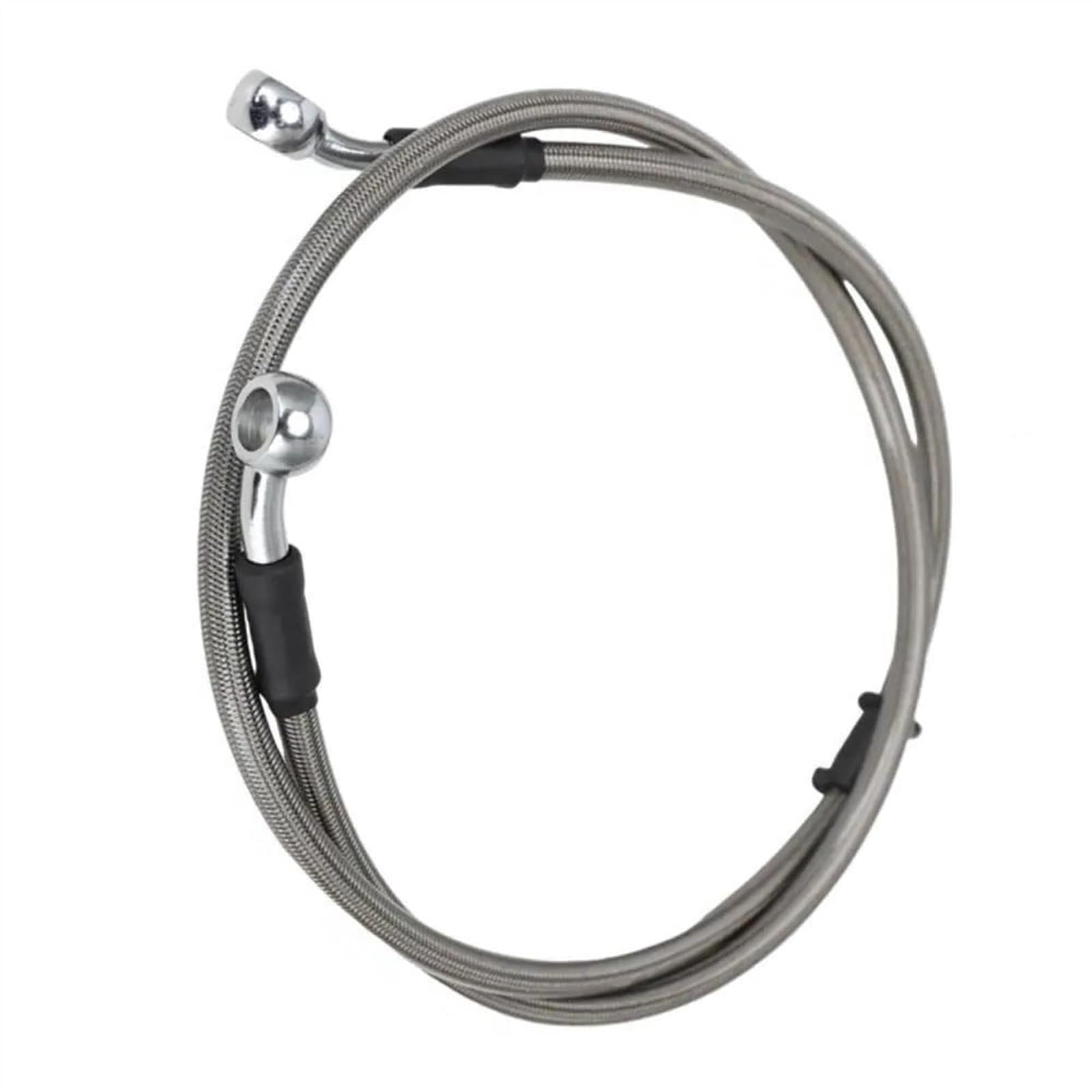 Ksxzw Silver Motorbike Part Motorbike Accessories Motorcycles Braided Steel Hydraulic Brake Clutch Radiator Oil Cooler Hose Line Pipe Tube 1000Mm 28 Degree