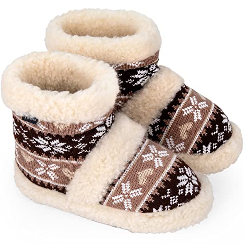ESTRO Unisex Uomo Pantofole Donna Inverno Lana Ciabatte Suola Antiscivolo B03 - Image 3