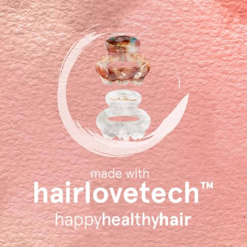 invisibobble Clipstar Petit Bijoux S Hair Clips Set, 4 Elegant Hair Clips in Neutral Colours, Gentle Hold with HairLoveTech - Image 4