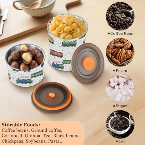 Contenedor para café de acero inoxidable 900ml DOMIKING miniatura 5