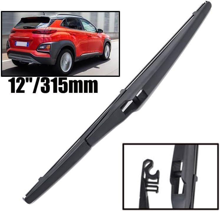 Set Bracci Tergicristallo Posteriore, Per Hyundai Kona 300mm 2017-2023, Braccio Tergicristallo Posteriore Parabrezza E Spazzola Tergicristallo