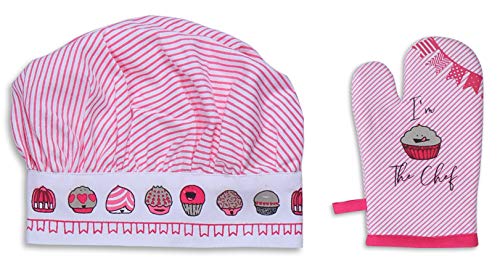 Amour Infini CBKKIDPK Cupcakes Baking 3-Piece Kitchen Set Cotton Kid'S Aprons thumb #5