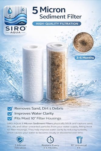 Image of SIRO Aqua I NOVA Pre Filter Candle Cartridge and INOVA Carbon Block Cartridge Suitable for Aquaguard UV Water Purifiers (1 Set)
