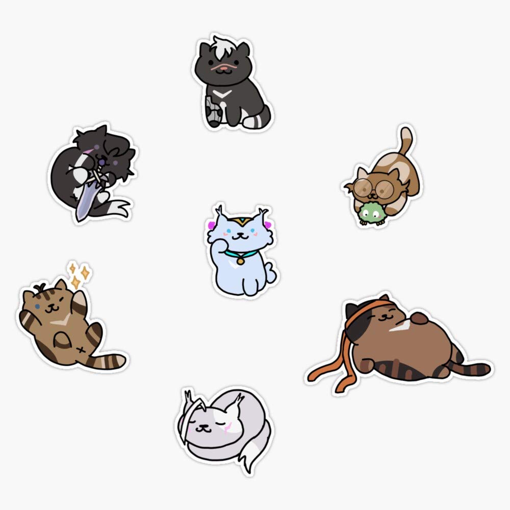 Leyland DesignsVoltron: Legend-Hairy Defender Sticker Outdoor Rated Vinyl Sticker Decal for Windows, Bumpers, Laptops or Crafts 5"