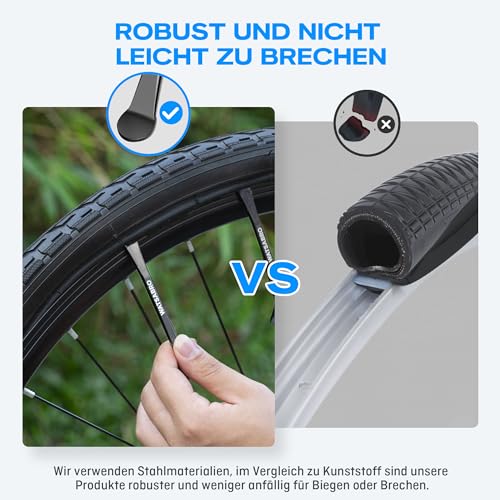 WATSABRO Reifenheber Fahrrad, 3 Stück Metall Reifenheber – Ansicht 4