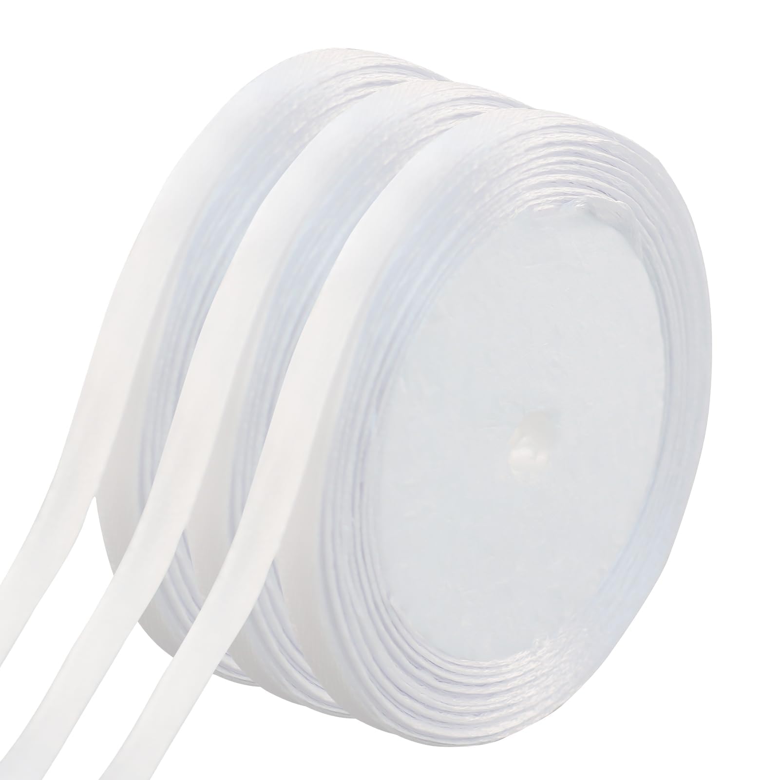Ruban Satin Blanc 6 Rouleaux 22 Mètres 6/10/15/20 Mm De Large