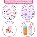 CARANOVO Baby Doll Accessories Set – 7 Pcs Feeding Bottle Toys, Magic Disappearing Milk & Juice, Pretend Play Set with Pacifiers, Reusable Bibs and Diapers, Kids Gift