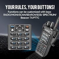 Radtel RT-950 PRO Amateurfunkgerät, GPS/APRS, 10 W Walkie-Talkie, Handfunkgerät mit großer Reichweite, AM/FM/CB/SW/MW/LW RX, Bluetooth-App-Programmierung, NOAA, Spektrumanalysator (mit Prog – Ansicht 5