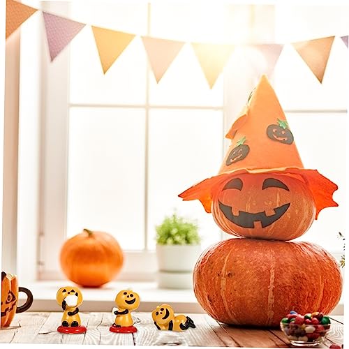 Image of 3Pcs Halloween Micro Landscaping Ornaments Creative Resin Mini Adornments for Indoor and Outdoor Halloween Decorations for and Miniature Garden Layouts