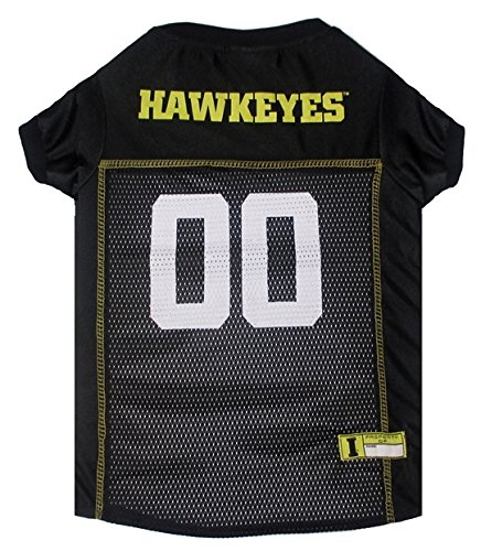 Image of Pets First Collegiate University of Iowa Hawkeyes Dog Mesh Jersey, X-Large