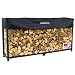 Woodhaven 10 Foot Firewood Log Rack with Cover