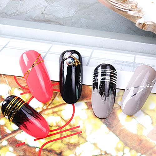 5 Stück Pinselset für Nailart Acryl Gel Nagel Kunst Pinsel Nageldesign Pinsel Acryl Nagelbürste Nail Art Malerei… – Bild 8