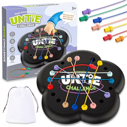 Juego de puzzle para desenredar cuerdas Brainy Knots miniatura 1