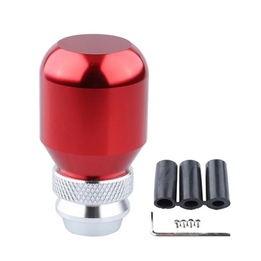 Hyasdbwe Red Gear Shifters Knob Manual Automatics Gear Shifters Knob Shifters Lever Car Modification Gear Shift Handball Gear Shifter Parts(Red)