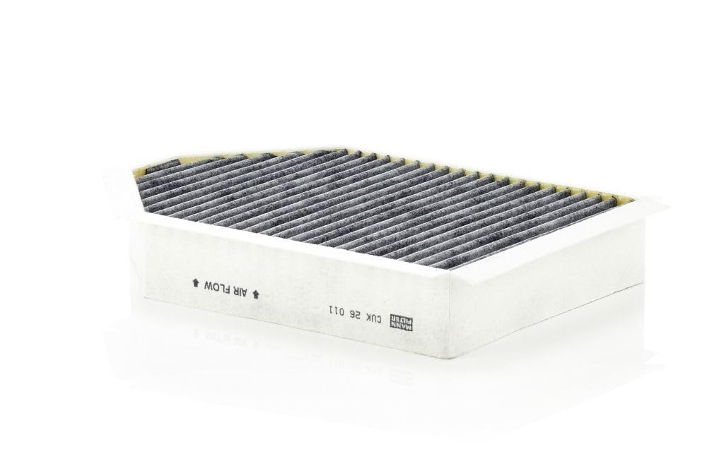 MANN-FILTER CUK 26 011 Cabin Air Filter - Pollen Filter with Activated Carbon - for Cars + Transporters