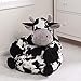 Trend Lab Cow Kids Plush Chair, Comfy Toddler Lounge Chair with Pillow for 1-3 Years, 21x19x19 Inches - Soft Bean Bag Alternative