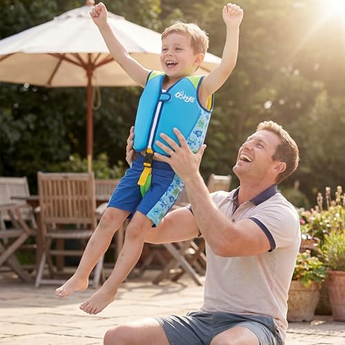 Image of Toddler Swim Vest, Neoprene Trainer with Adjustable Straps and Crotch Strap