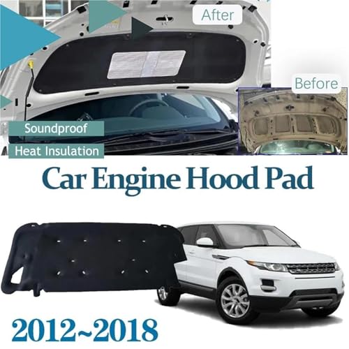 Coussinets anti-chaleur capot pour Range Rover Evoque L538 - 5