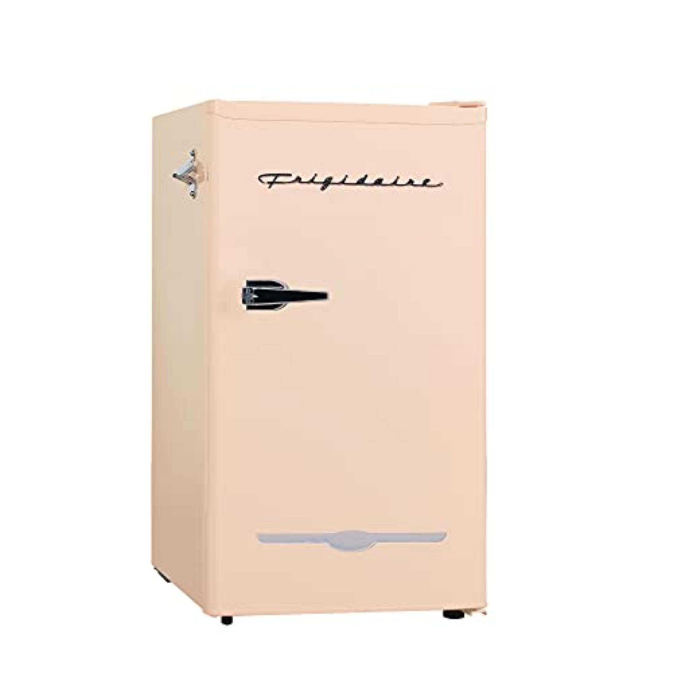 Frigidaire Retro Compact Fridge with Chiller, 3.2 cu ft Countertop Fridge with Built-In Bottle Opener, Compact Refrigerator for Office, Bedroom, Dorm Room or Cabin - 16.5