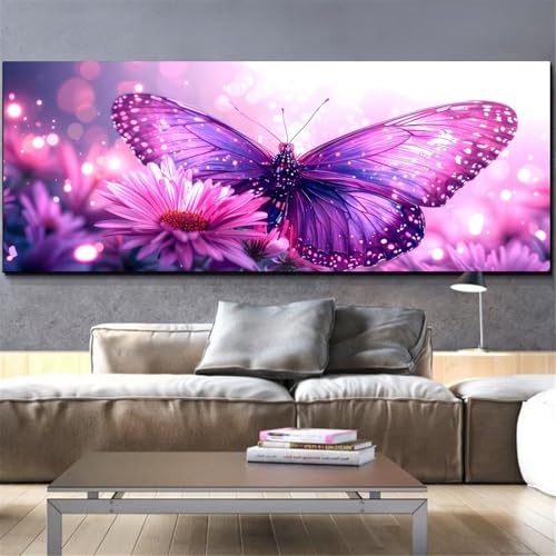 Kit diamond painting complet grand format pour décorer un grand mur