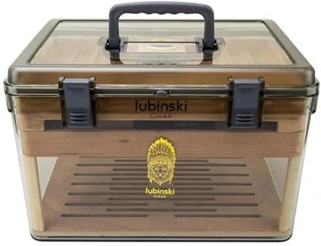 Lubinski Plexi -Sedir  effaf Puro Kutusu Humidor 100S