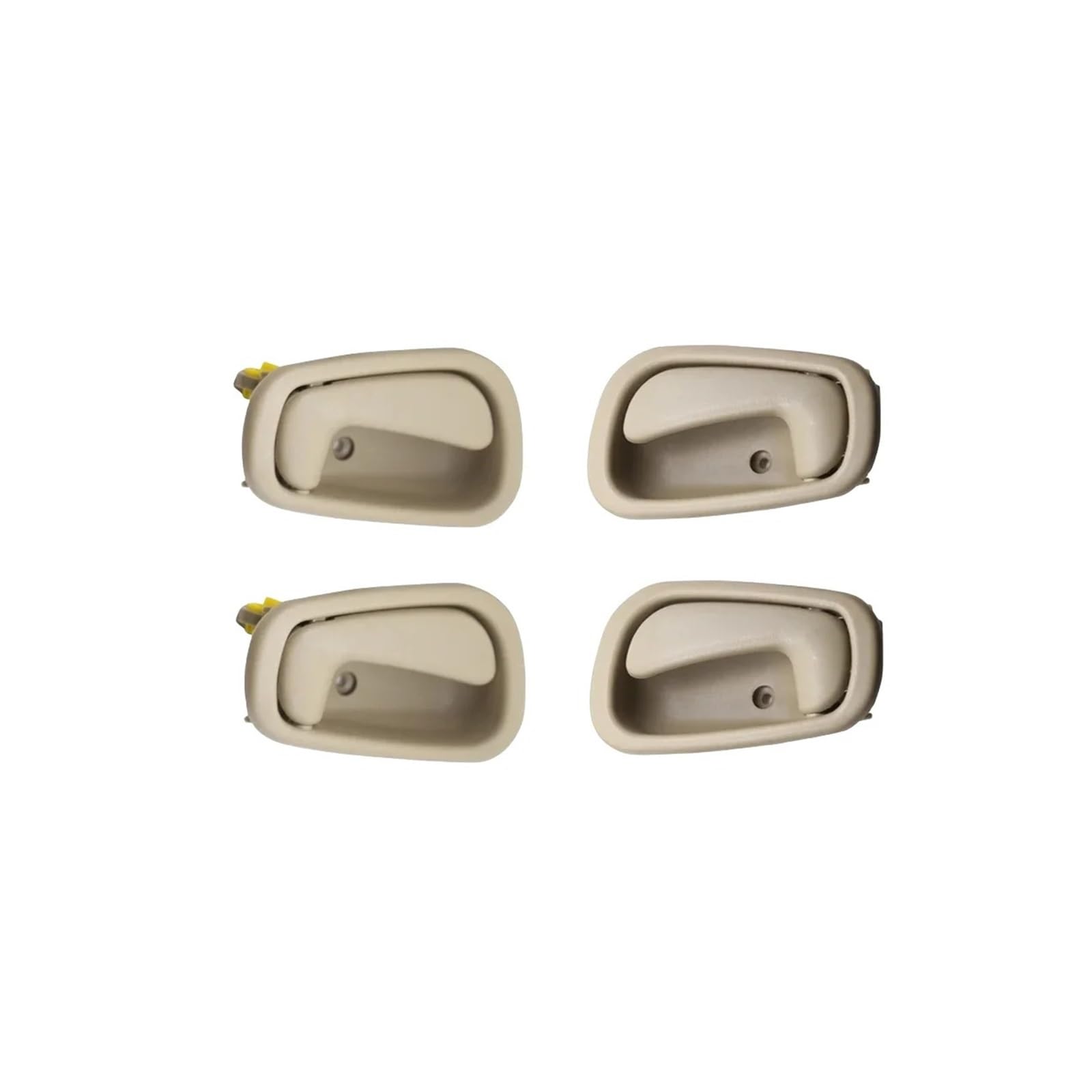 Punxdda One Color Car Inner Handle For Toyota For Corolla 1998 1999 2000 2001 2002 4Pcs Beige Interior Door Handle