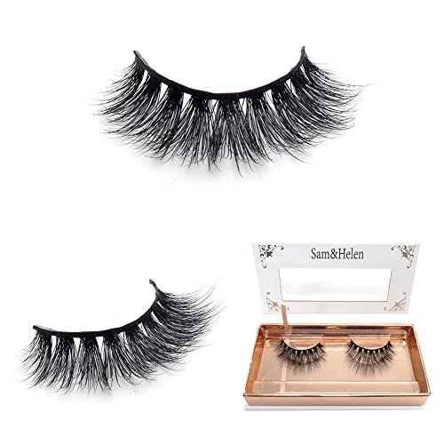100% Handmade 3D Mink False Eyelashes Natural Long Siberian Mink Fur Fake Eyelashes