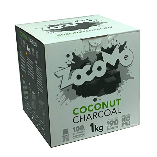 Zocomo Cubes - 1 kg | Shisha Natur-Kohle von Zomo
