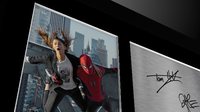 Zendaya & Tom Holland Signed Photo Framed Display – Spider-Man MJ Memorabilia Gift