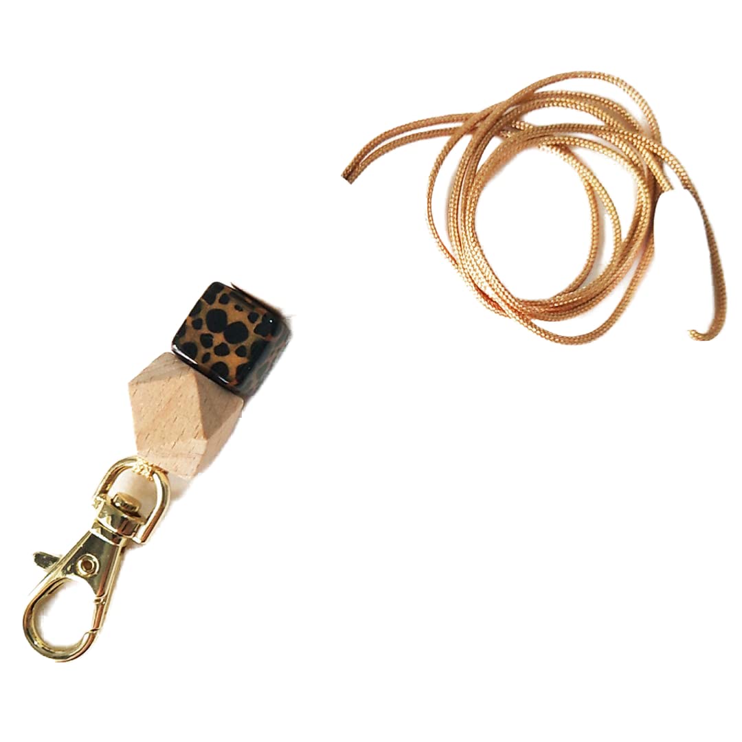 Beaded Lanyard, Breakaway Lanyard, Lanyard Necklace, id Badge Lanyard, Teacher Lanyard, Comes with Key Ring,Teacher Gift,Silicon Lanyard,for Teacher, Employees or Students (C06)