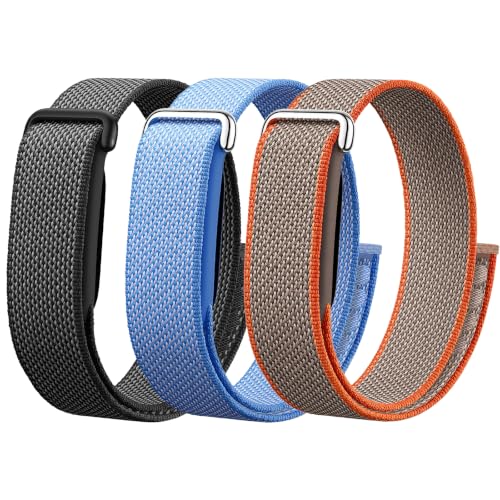 SuperKnit�i�C�����X�|�[�c�o���h 3�{�p�b�N Google Fitbit Air�o���h�Ή� �\�t�g �ʋC�� ���߉\ �����p���X�g�o���h �X�g���b�v �j�����p