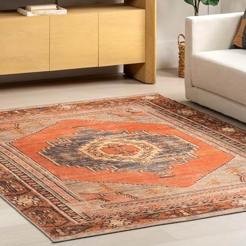 Nuloom MKCL09A-208 Kamila Tribal Machine Washable Runner Rug thumb #8