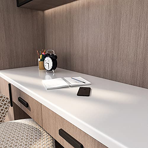 Cre8Tive White Glitter Wallpaper Stick And Peel 24"X354" Large Size Glossy White Contact Paper Self Adhesive Removable Sparkle Vinyl Paper Waterproof For Bedroom Bathroom Kitchen Countertop Cabinet #TOP3