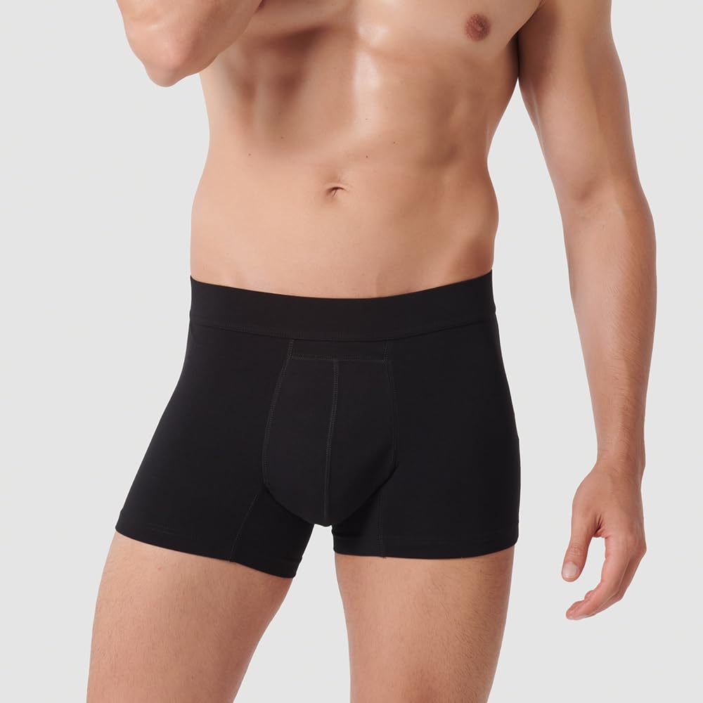 Siegmund Care Herren Boxershorts | Waschbare und Wiederverwendbare Hygieneunterwäsche mit bis zu 60ml Saugfähigkeit | Größe M bis XXL | bei Blasenschwäche und Tröpfchenverlust