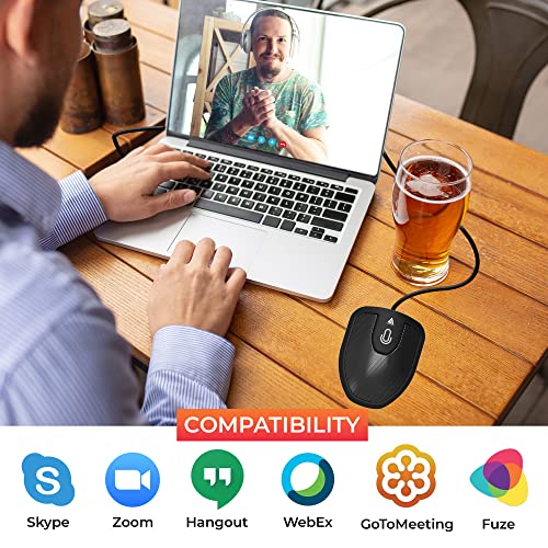 Audio Array AM-C28 USB Plug & Play Conference Microphone | Omni Directional Pickup Upto 3M | Mic Mute Button | No Drivers Condenser USB Type-C | Ideal for Meetings & Video Calling (Not a Speaker) Audio Array AM-C28 USB Plug & Play Conference Microphone | Omni Directional Pickup Upto 3M | Mic Mute Button | No Drivers Condenser USB Type-C | Ideal for Meetings & Video Calling (Not a Speaker)