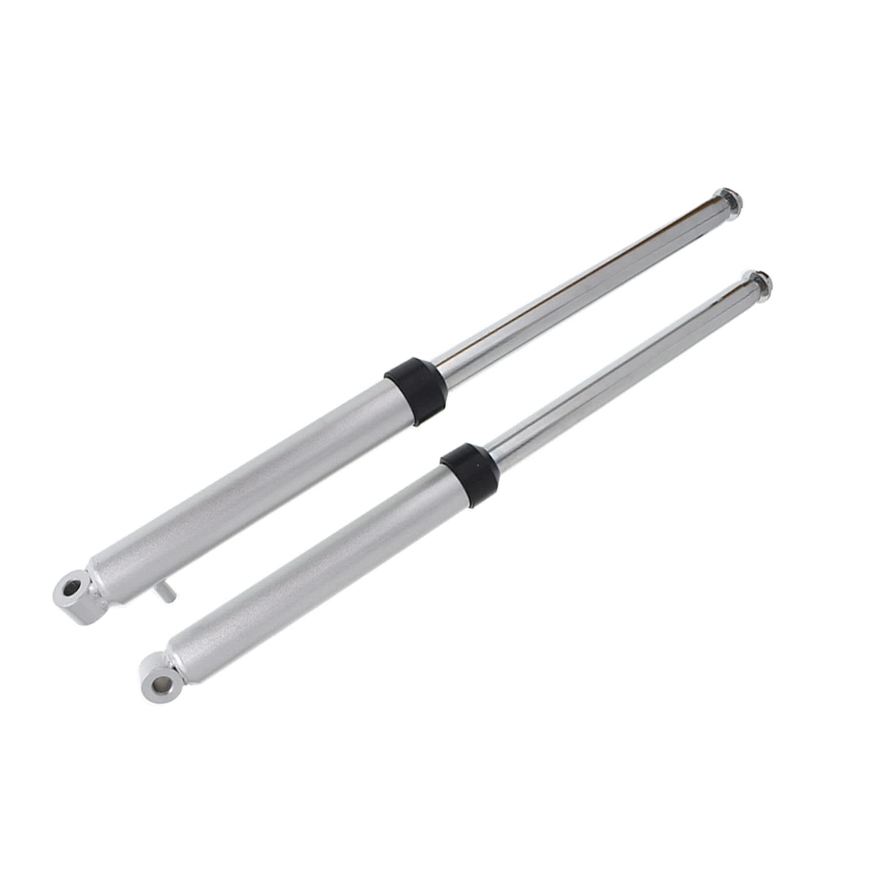 GXYWADY Motorcycles 480mm Front Forks Shocks Suspension Set Assembly Replacement for Yamaha PW50 PW Peewee 50 Silver