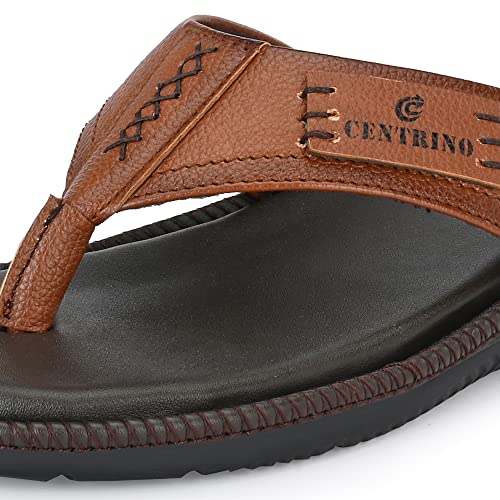Image of Centrino Men's Flip-Flop Slippers | Luxurious Comfort for Every Step | Slip-On Ease, Stylish Design | Perfect for Beach Days, Poolside Lounging, and Casual Wear (8201)