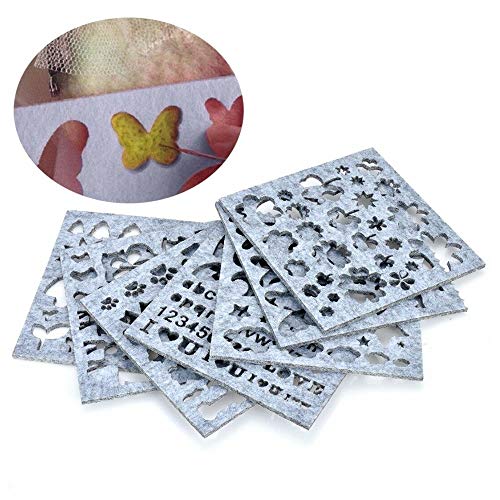 Image of Wixine 1Set 7pcs Needle Felting Applique Mold Handicraft Wool Felt Woolen Shaping Mould DIY