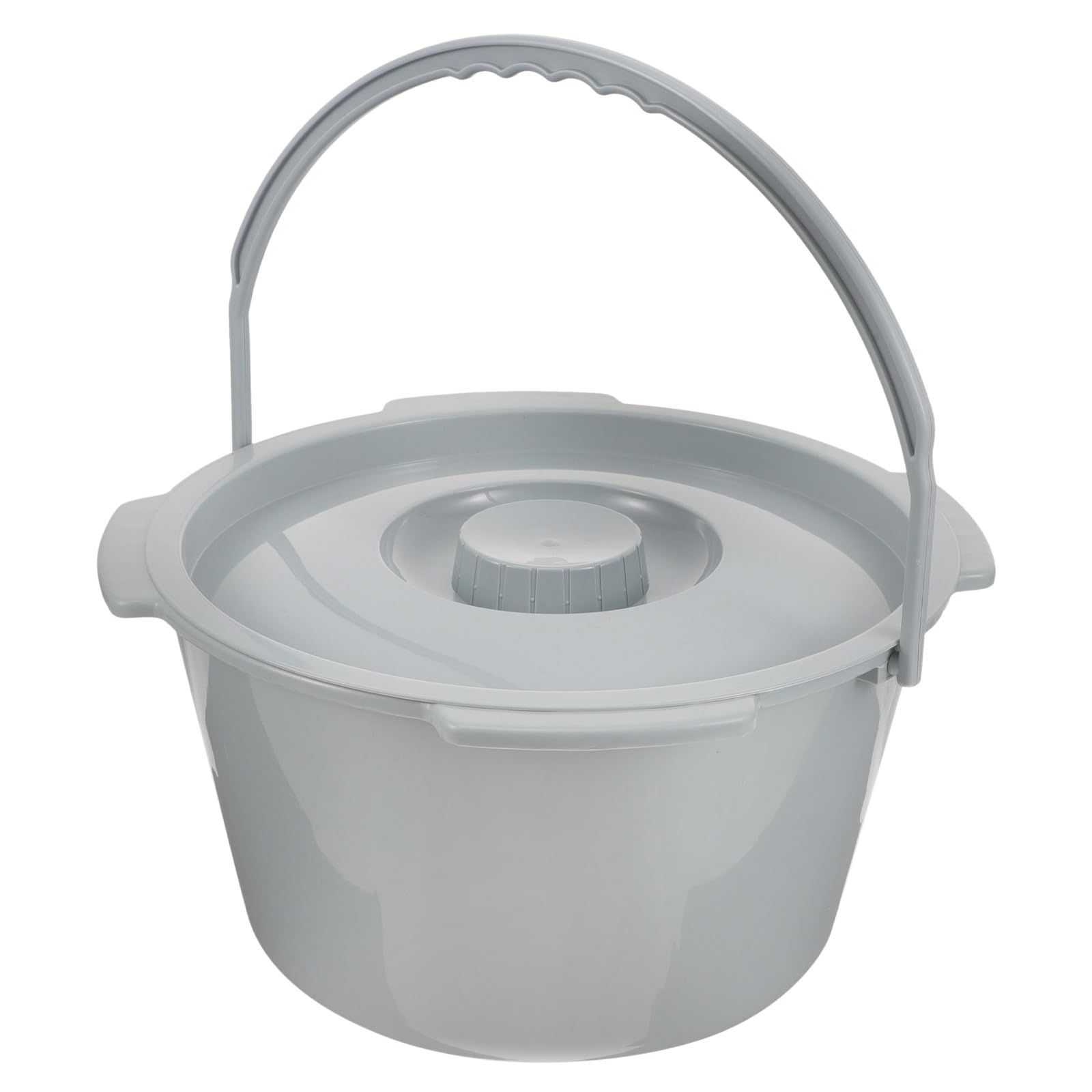 Pot de chambre portable pour personne âgée et femme enceinte avec couvercle