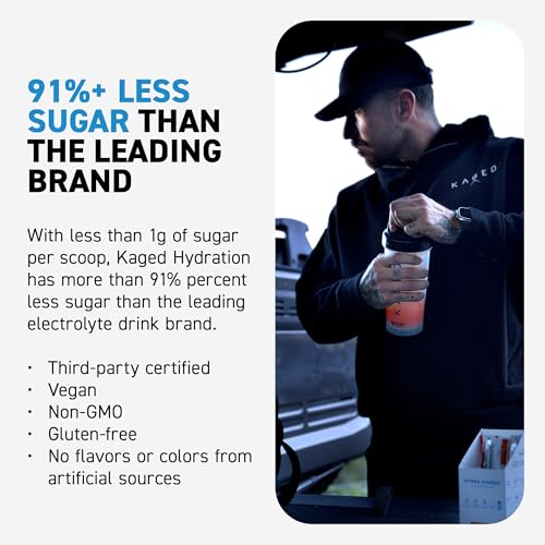 Image of Kaged Daily Hydration Stick Packets | Variety Pack | Sugar Free Electrolytes | Sports Drink Mix for Men and Women | 30 Servings