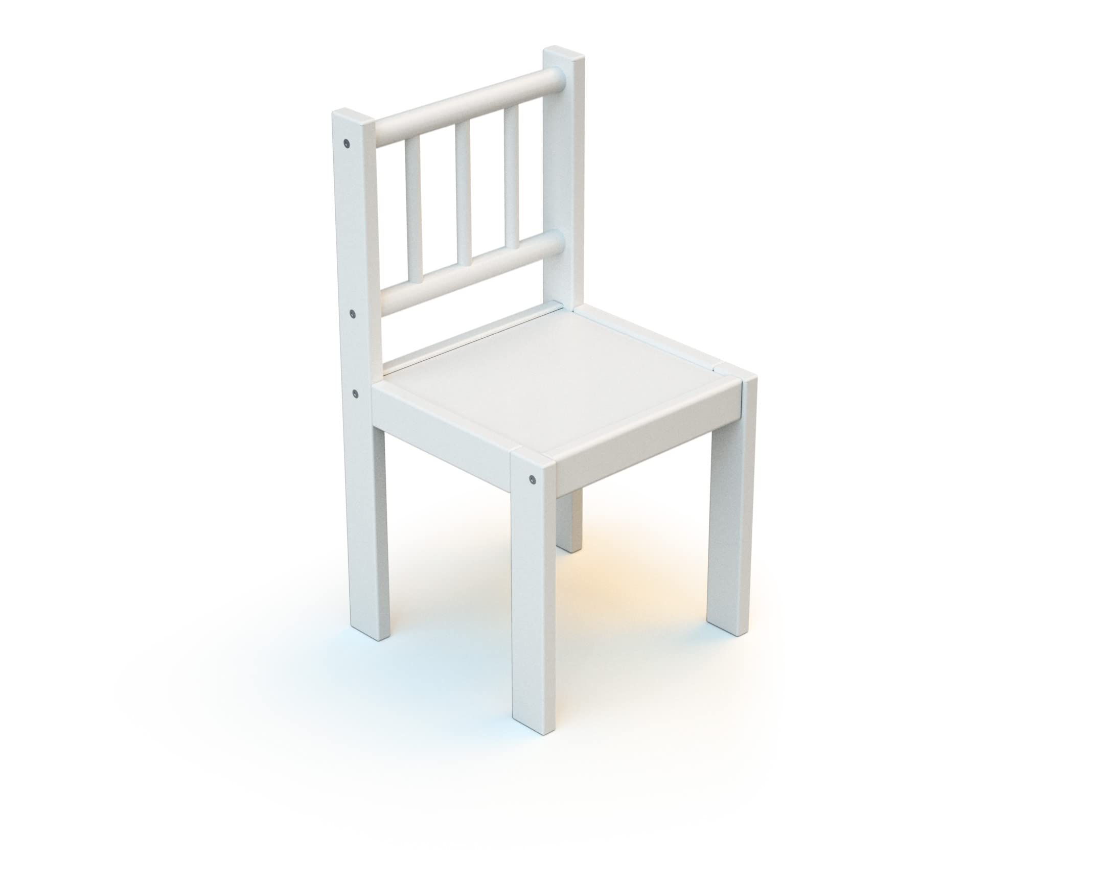 WEBABY - Chaise enfant Blanc
