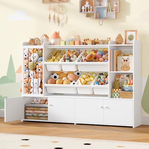 Meuble Rangement Enfant 4-en-1 Montessori FOREHILL