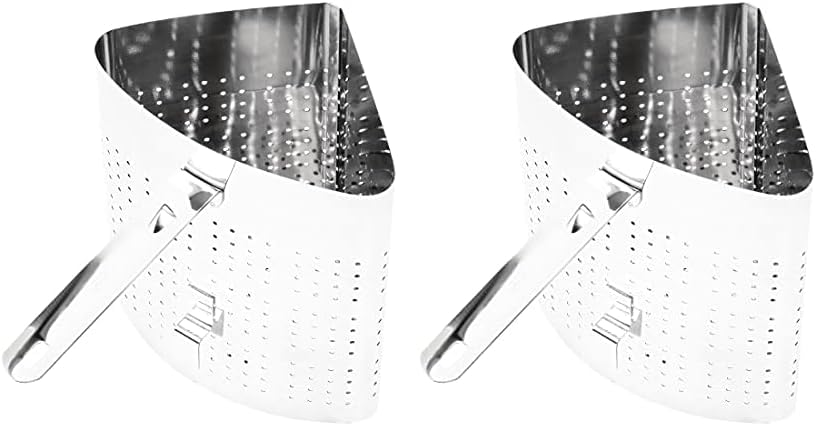 Vogue Panier cuit-pâtes inox, couleur argent, Taille : 233 (H) x 210 (L) x 325 (P) mm, contient,...