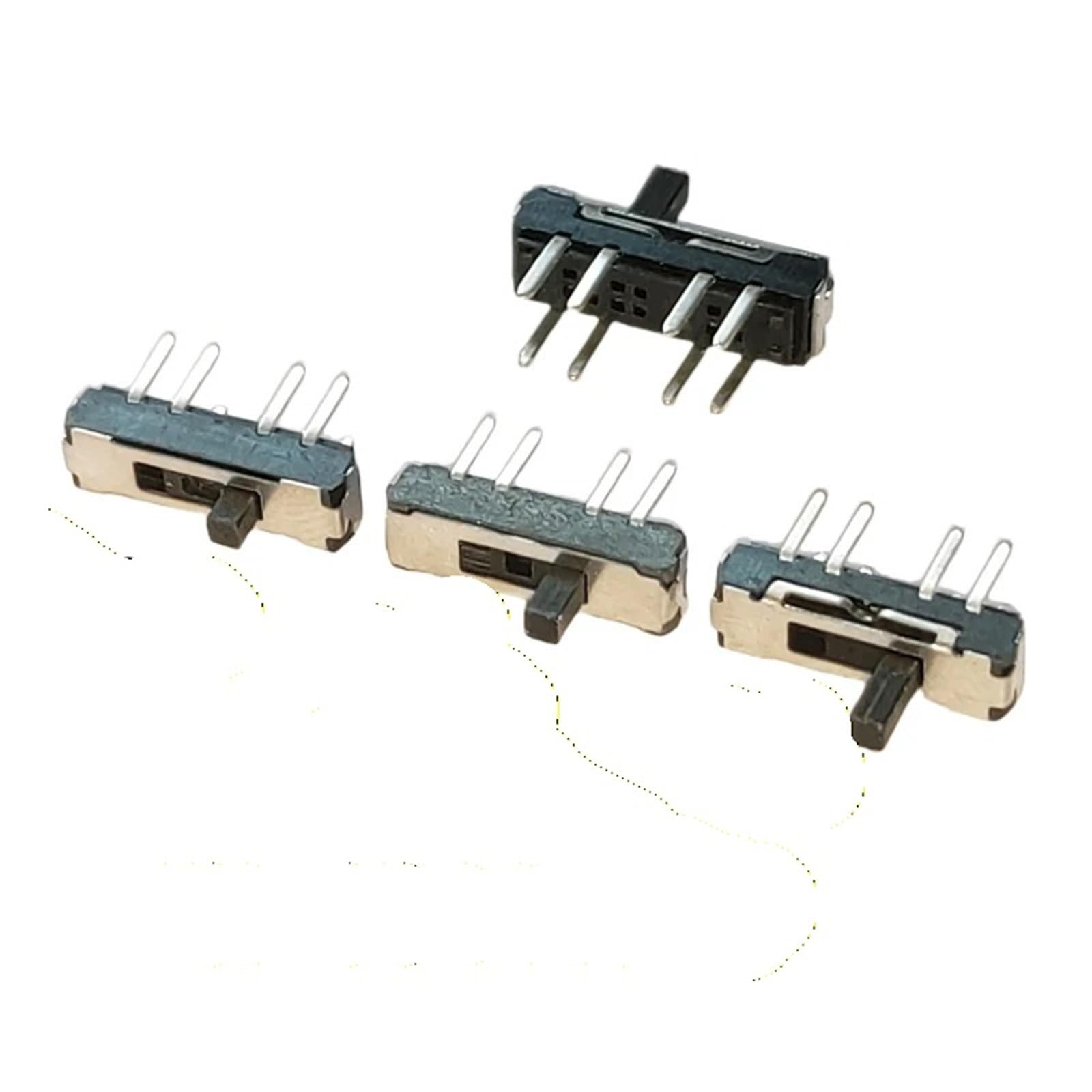 Interruptor deslizante 2P3T de 3 posiciones con 8 pines para control en placas PCB 4